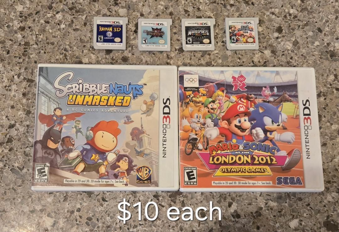 Nintendo 3ds games including Super Smash Bros! trades considered!