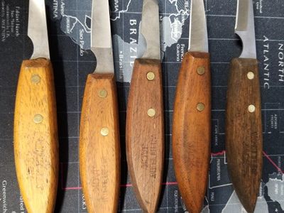 Whittlin' Jack Wood Carving Knife Set - 5 Piece Craft Knives