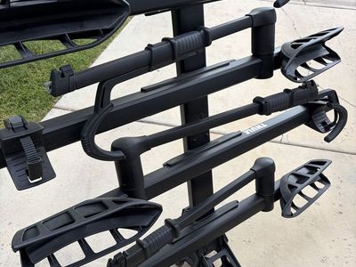 Kids Trek Bikes and Thule 4-Bike Rack