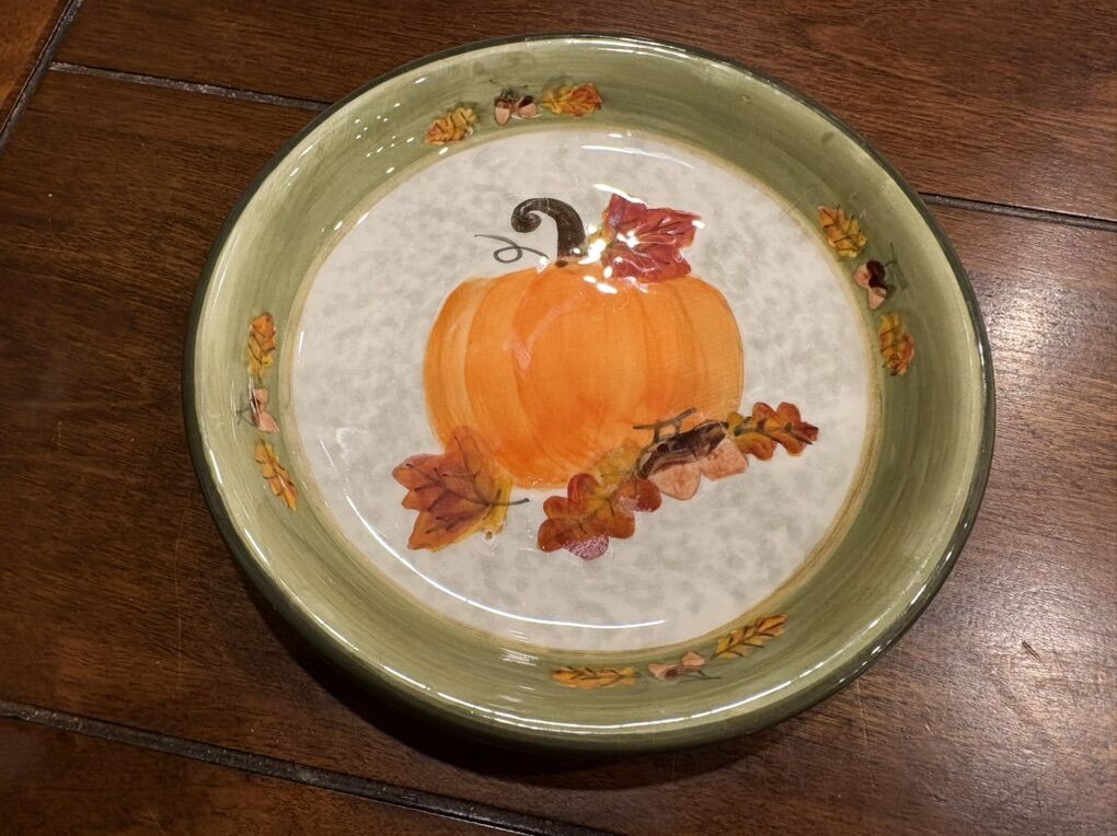 Small Hausenware Stoneware Dish Fall Punpkin