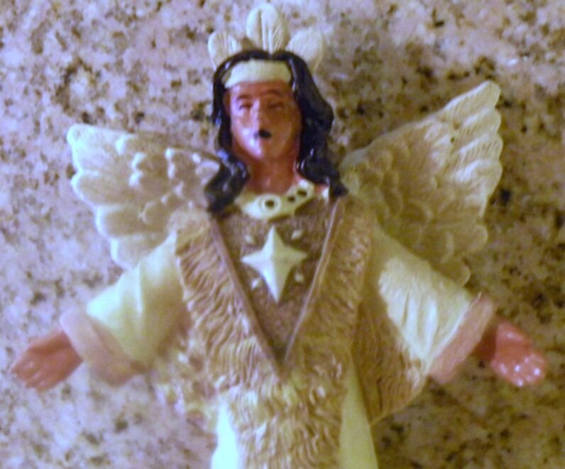 Rare Vintage Native American Maiden Angel 2003