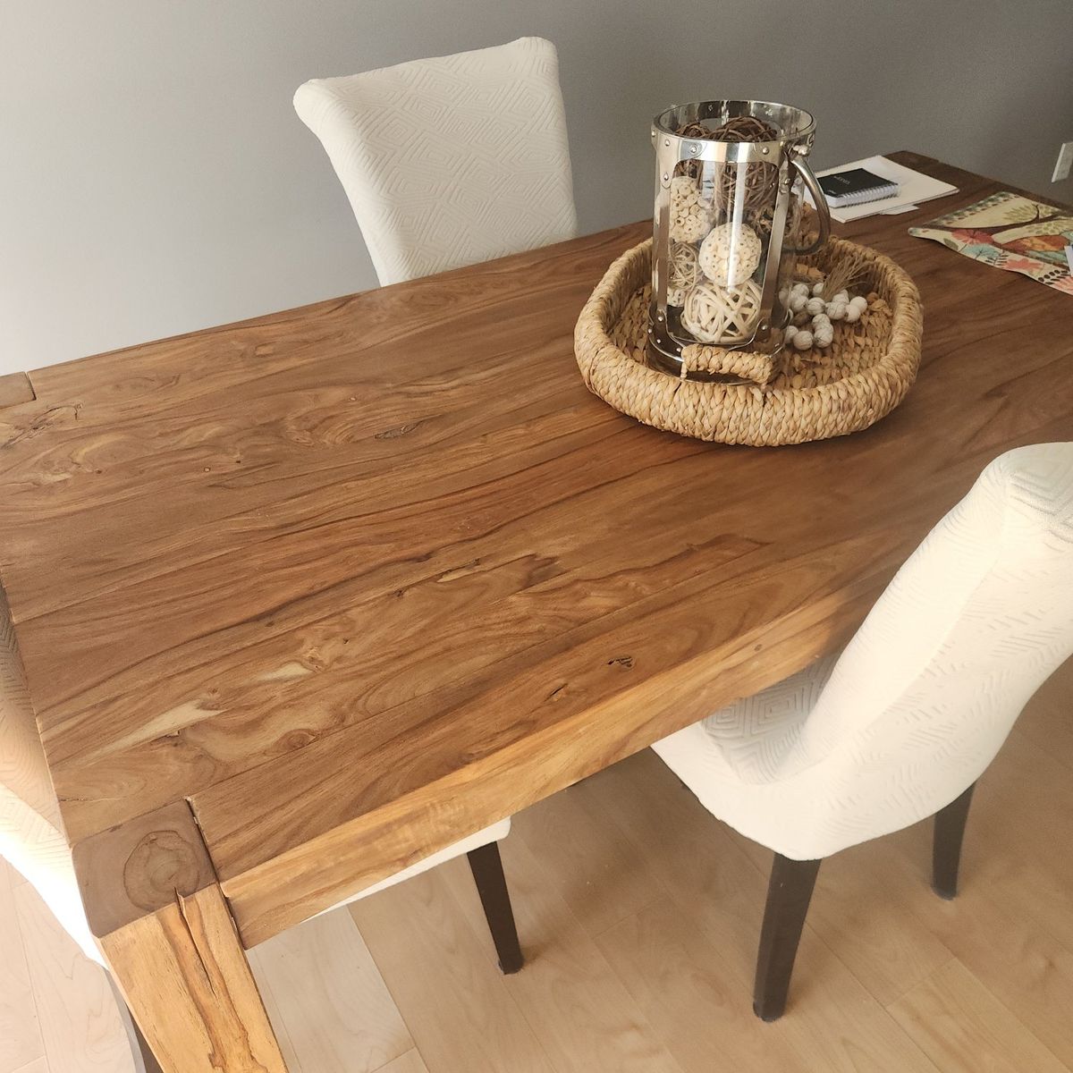 solid wood table 4 chairs