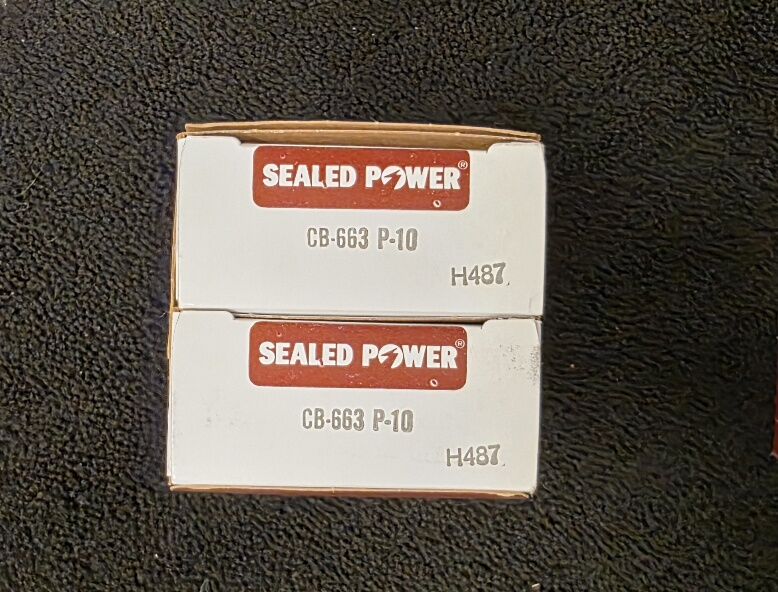 Sealed Power rod bearings -.010 350 sbc