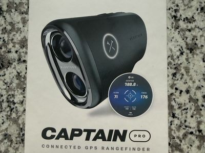 Blue Tees Golf Captain Pro Connected GPS Rangefinder with Slope