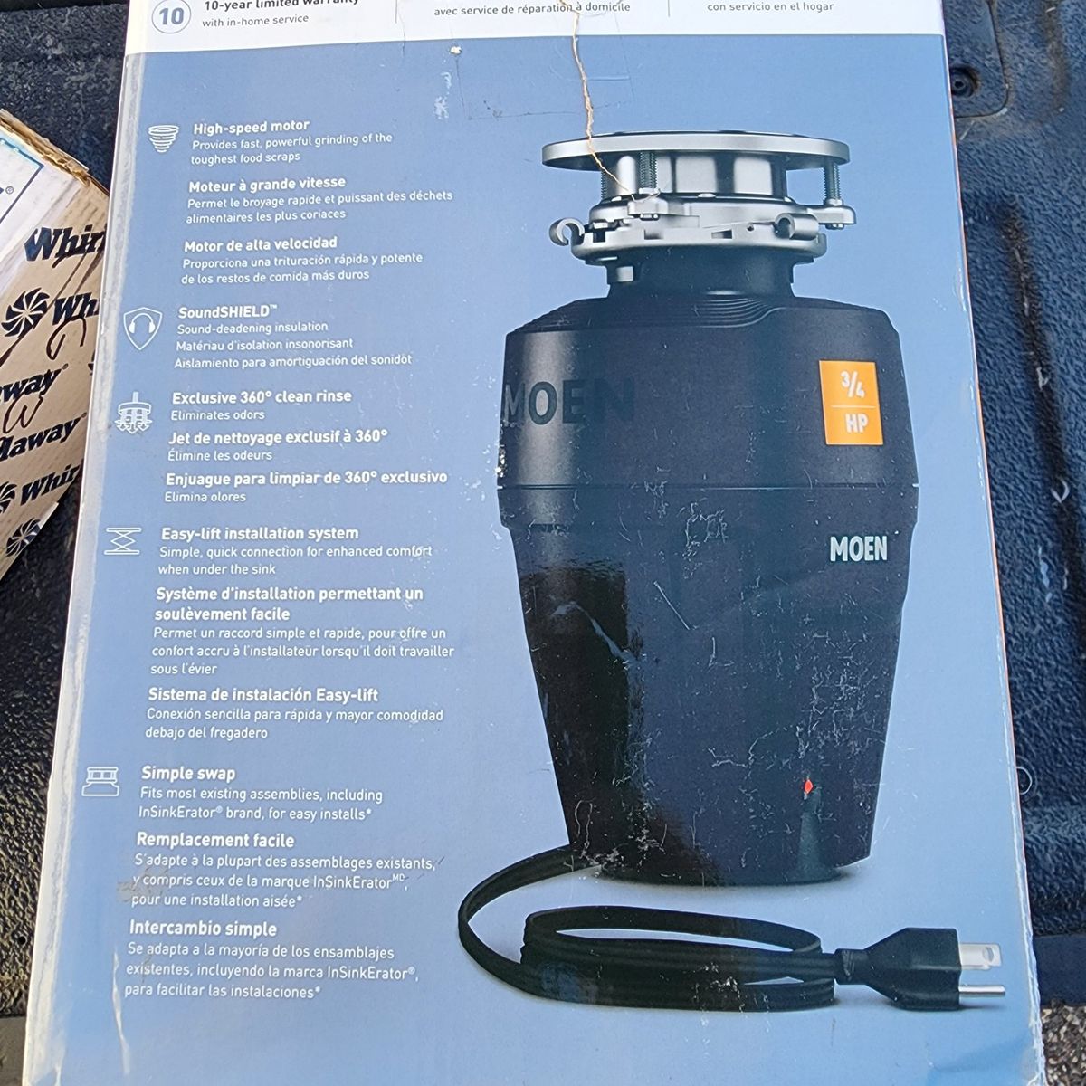 Moen 3/4 host ex75c new