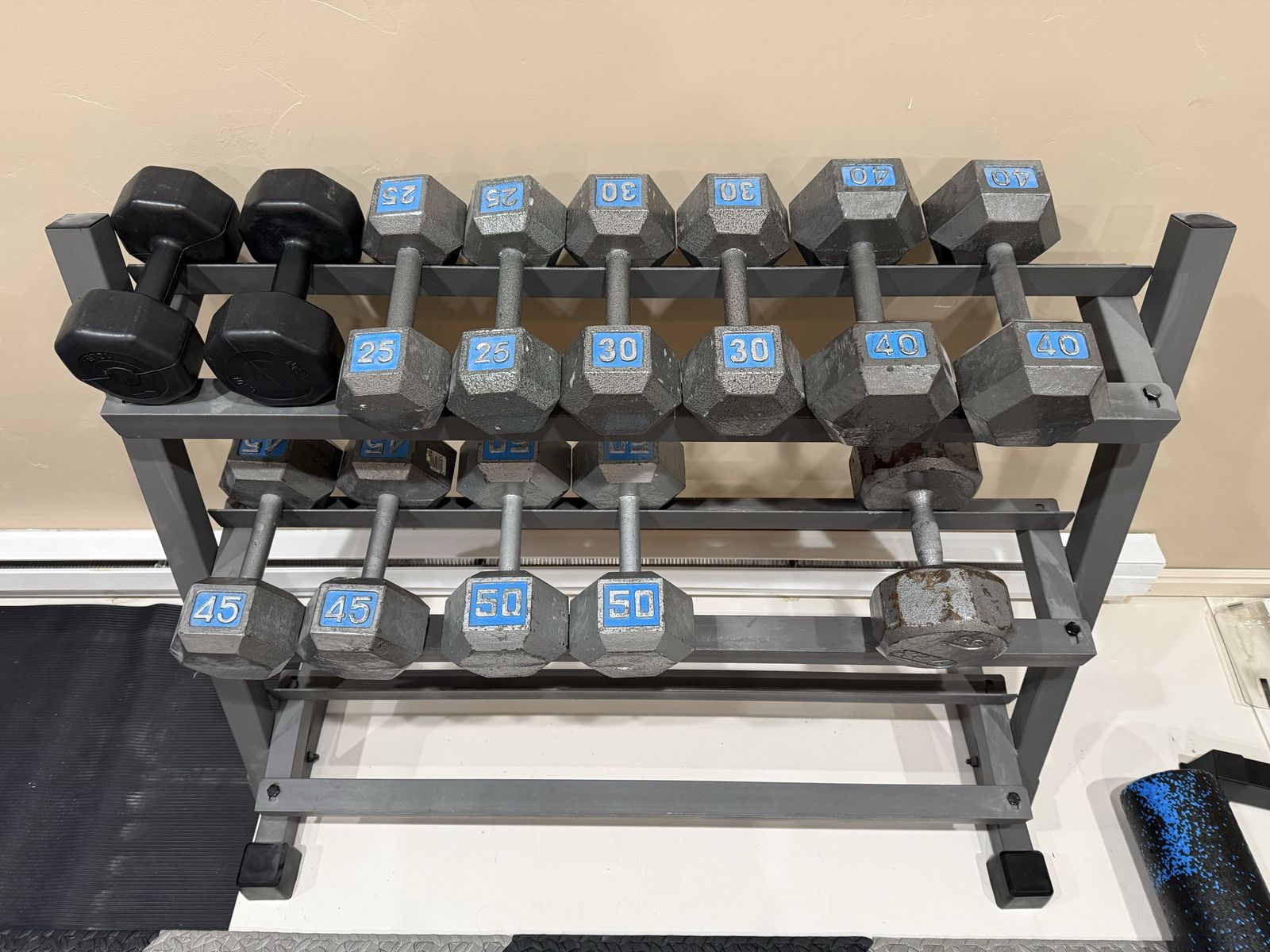 Dumbbells + Rack