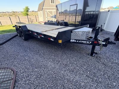 2025 Hillcrest 7X20 Double Axle Tilt Trailer - 14,000 LB Capacity