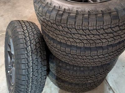 Jeep 17-inch Wheels with Nexen Roadian ATX Tires 245/75R17