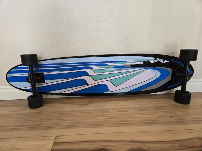 NEW Black Angel BLACKA-10051 OS3 Collaboration Longboard, Blue, 40-Inch