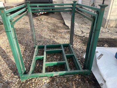 SAVE 90% - Stackable Metal Storage Racks - Green - Heavy Duty - 4 Available