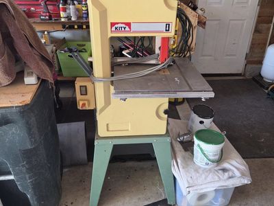 Kity 613 Vintage Woodworking Bandsaw with Stand