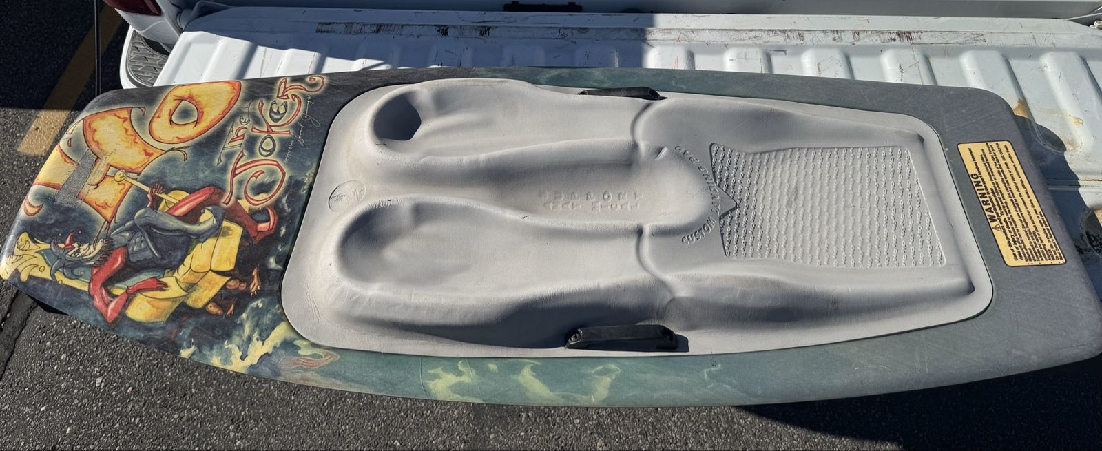 The Joker Kneeboard Water Sports Board Designed by Darrel Jennings Used