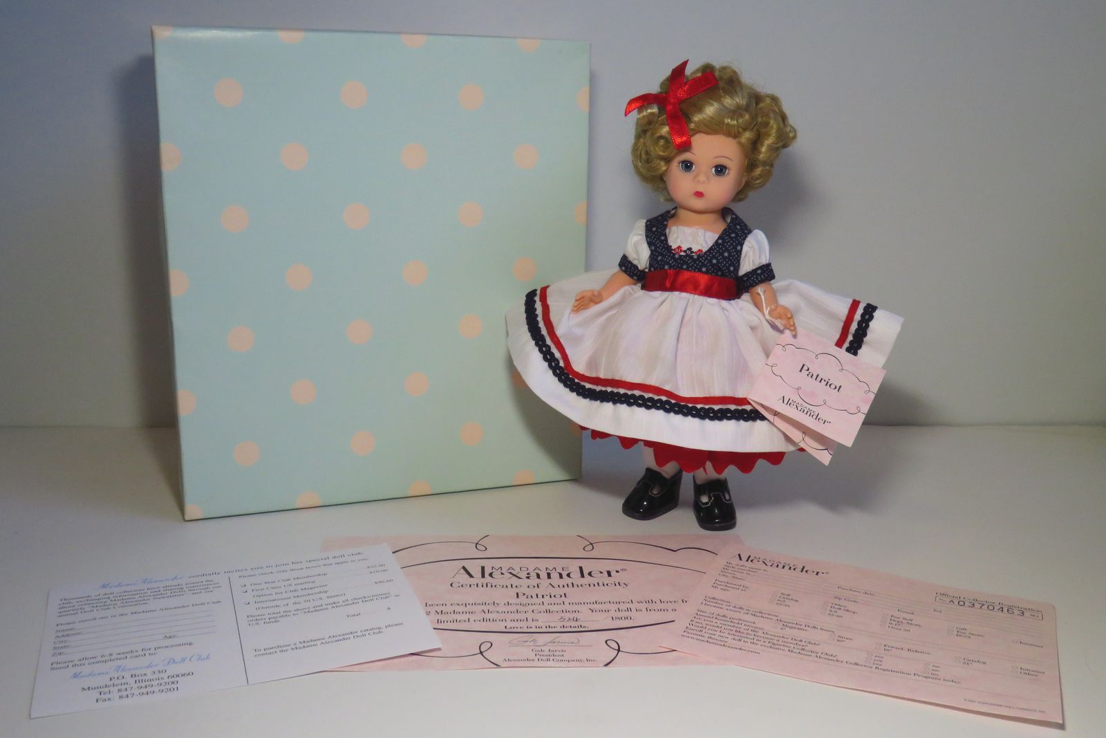 Madame Alexander Doll 8” Patriot #33505