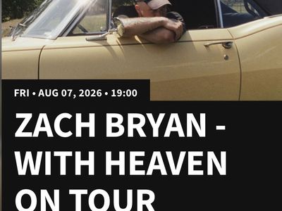 Zach Bryan Tickets - The Quittin Time Tour - Salt Lake City, UT (Up to 4 Tickets)