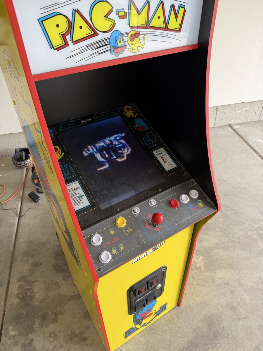Arcade1Up Pac-Man Classic Cabinet 4ft Video Game - Authentic Arcade Experience
