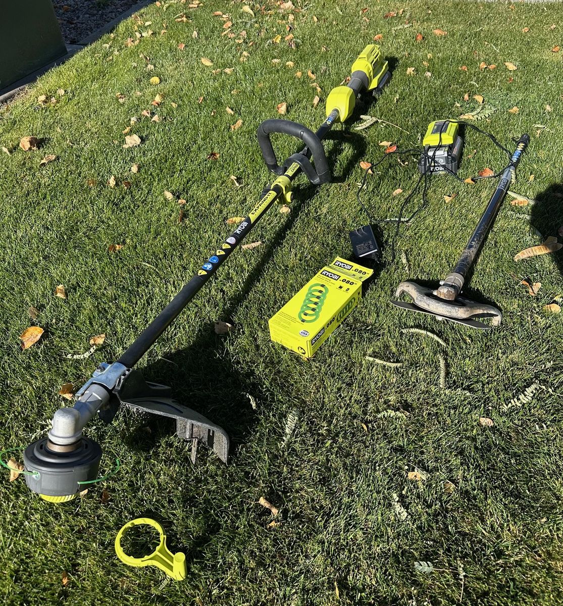 Ryobi String Trimmer with Edger Attachment