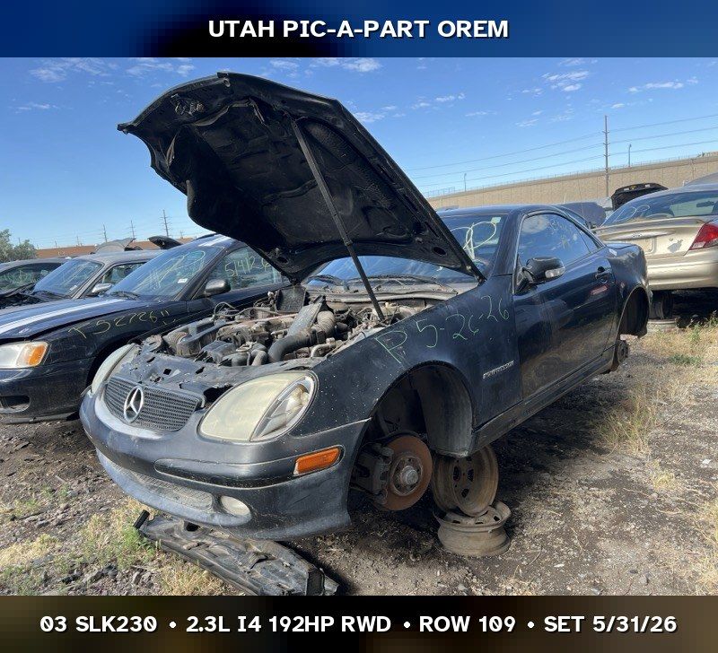 2003 Mercedes-Benz SLK230 R170 Parts - UTPAP Orem
