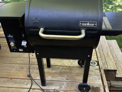 Camp chef DLX pellet smoker grill