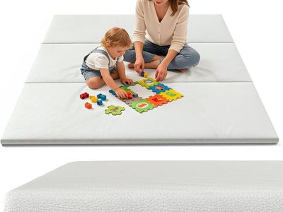 NEW Baby Play Mat 70x79 Inch, Removable Machine Washable Cover, Extra Thick Floor Mat for Baby Crawling, Waterproof