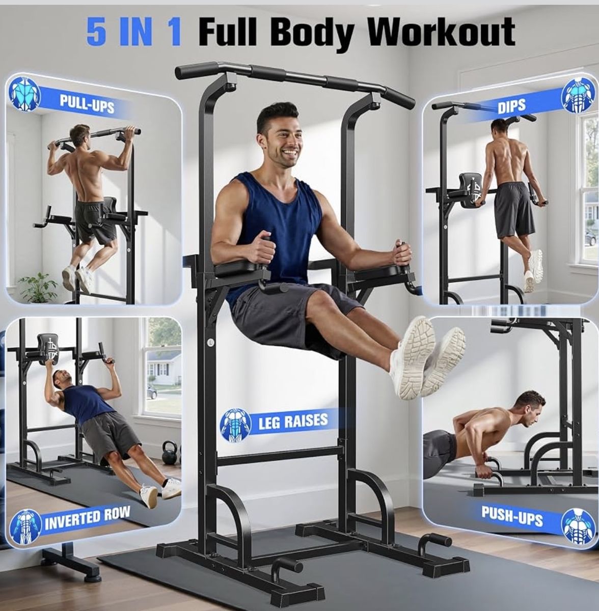 Sportroyals Power Tower - Pull Up and Dip Station (New in Box)