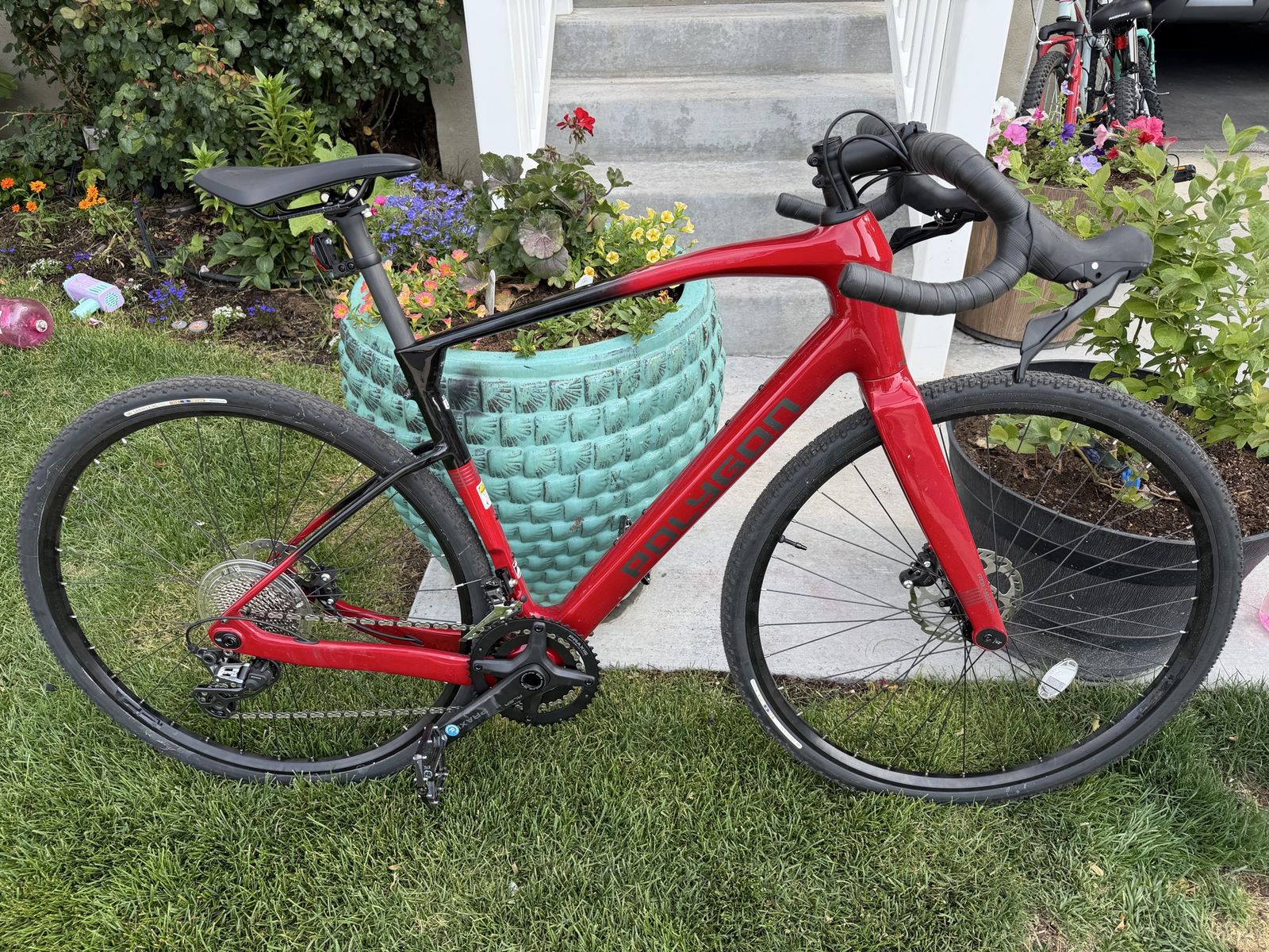 Polygon Tambora A5 Carbon frame gravel bike men’s size L frame