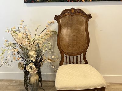 Beautiful Antique Cane Back Chair