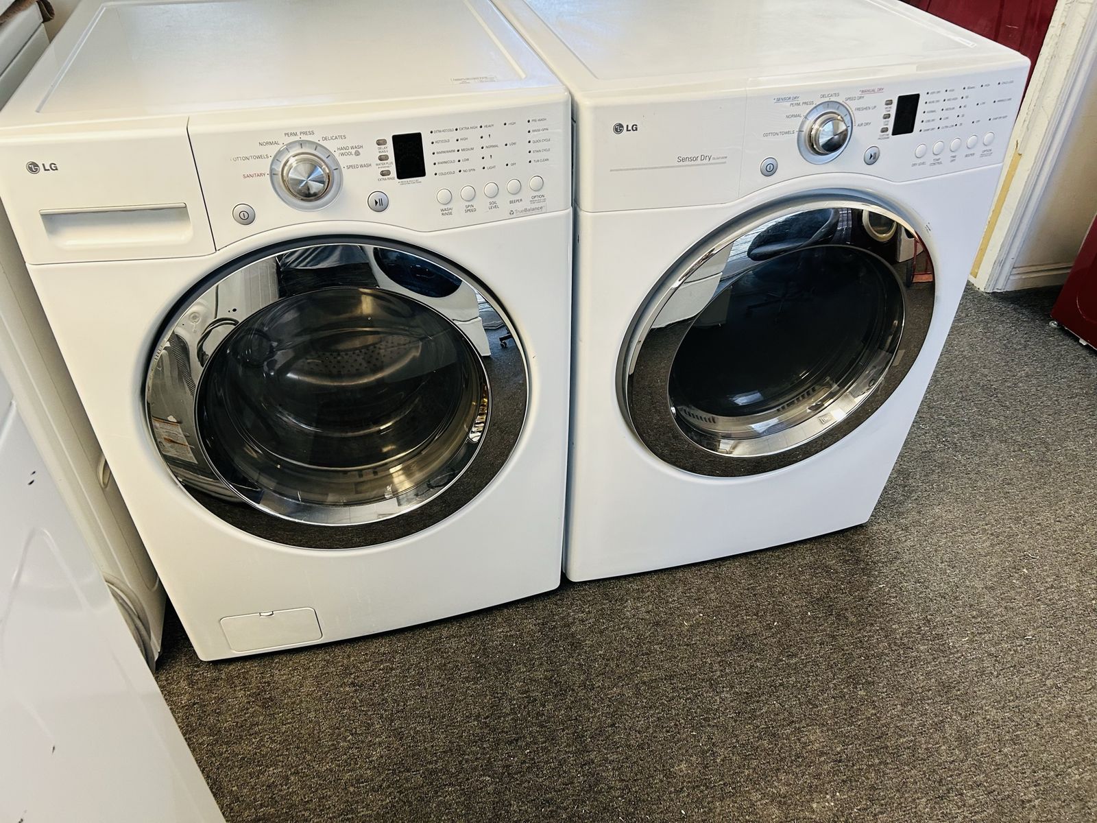 Lg washer and dryer set