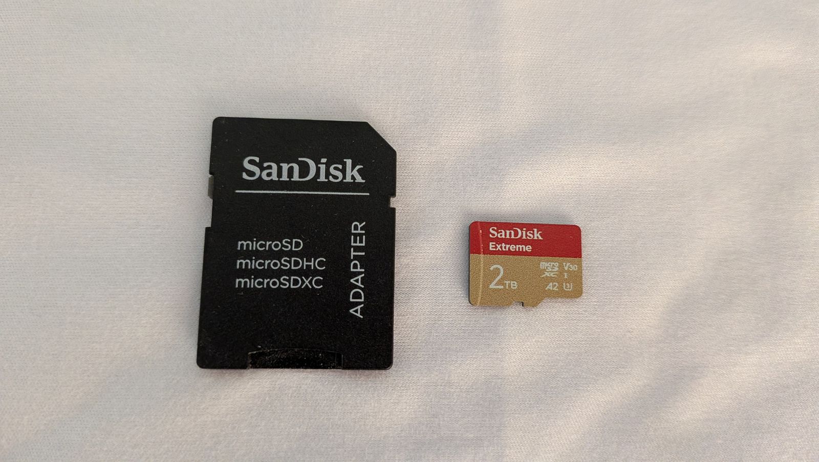 Sandisk Extreme 2tb Micro SD Card w/adapter