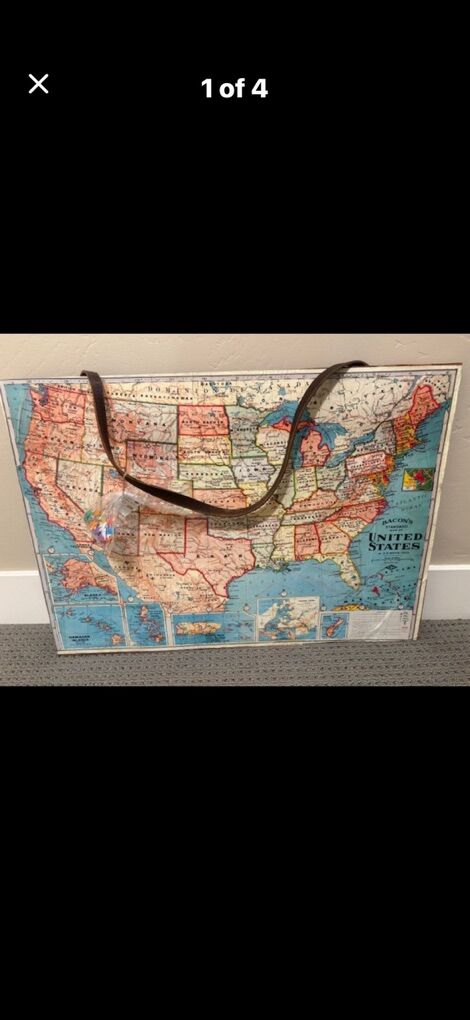 United States Pin Map Board