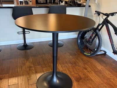 Table - IKEA Docksta Bar Table - Black, New Condition
