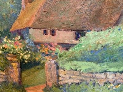 "Growing Wild" original oil painting by Dawna Barton