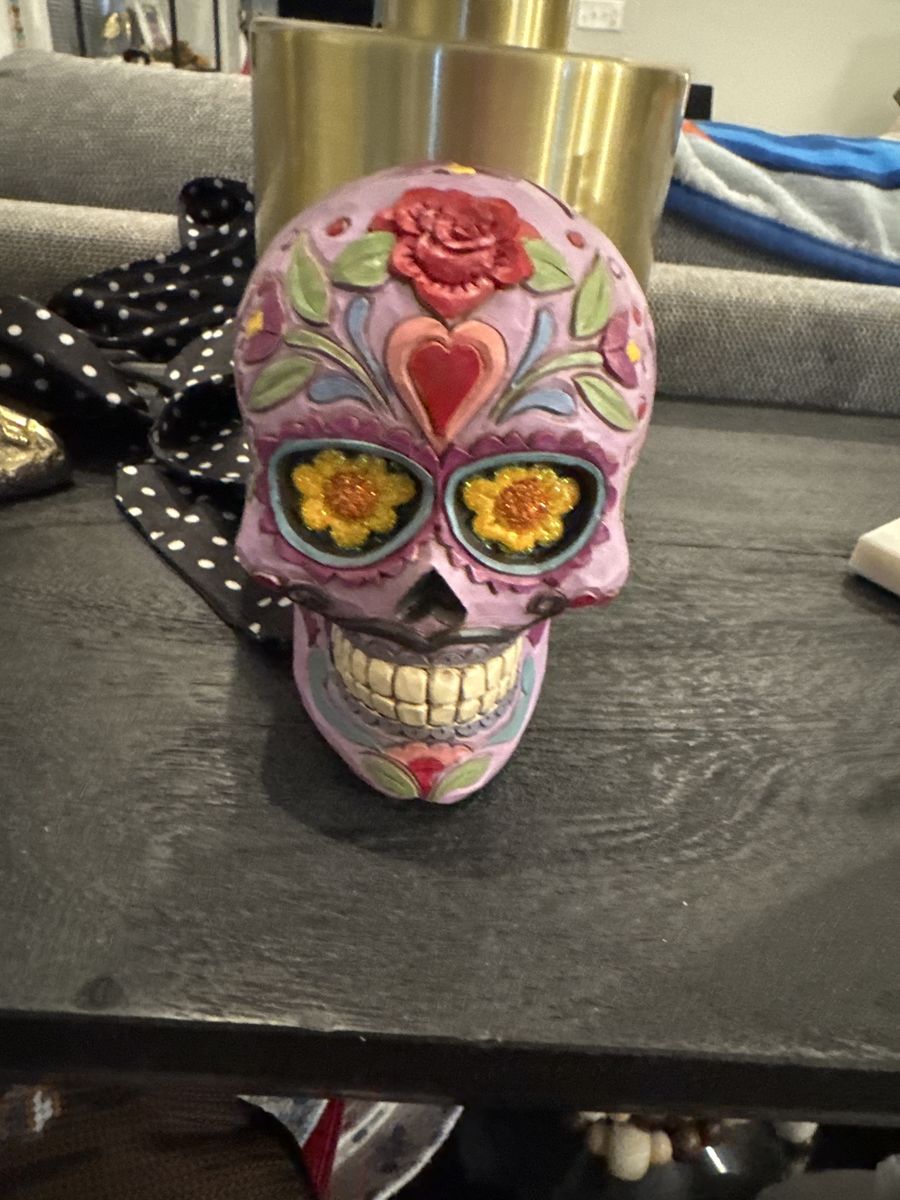 Halloween Jim Shore Purple Skull