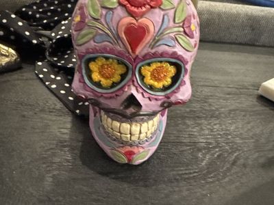 Halloween Jim Shore Purple Skull