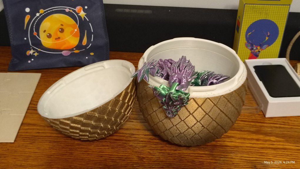3D printed large egg and/or dragon