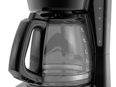 BLACK+DECKER 12-Cup Programmable Coffeemaker with Sneak-a-Cup Feature, Black - New!