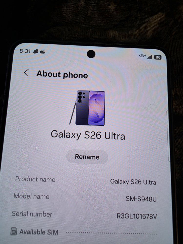 Cobalt Violet Samsung S26 Ultra 512GB AT&T