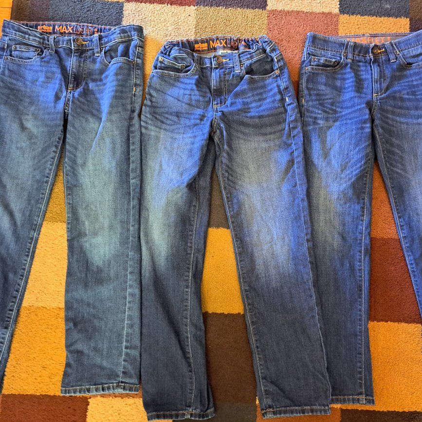 3 pair of boys Urban Pipeline jeans