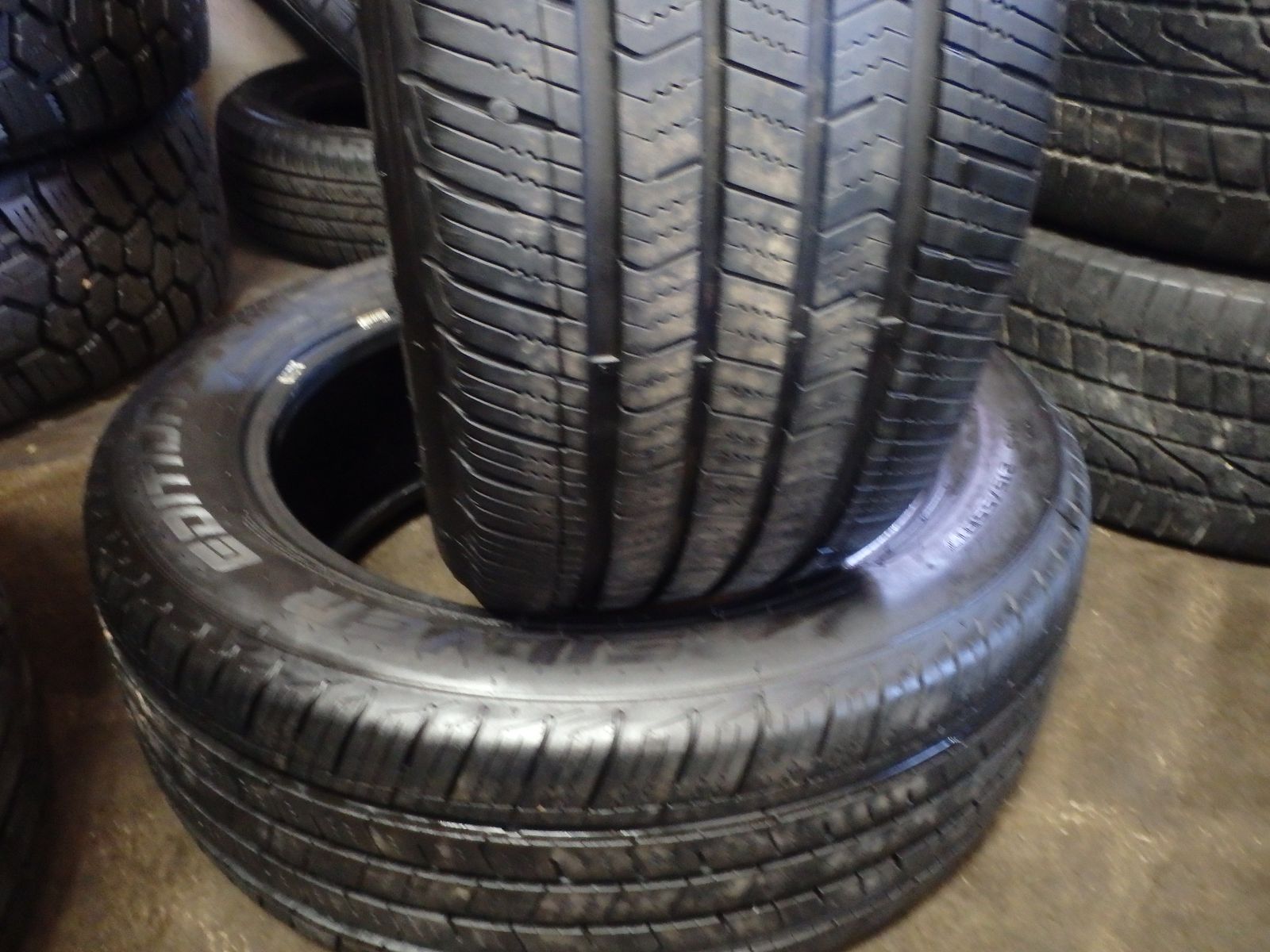 215/55R17 ARIZOIAN SILVER EDITION PAIR OF TWO USED TIRES