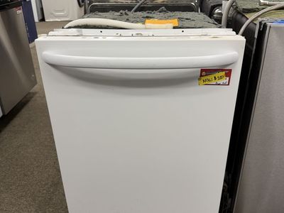 White GE Dishwasher, Standard Size, Built-in, Used Appliance