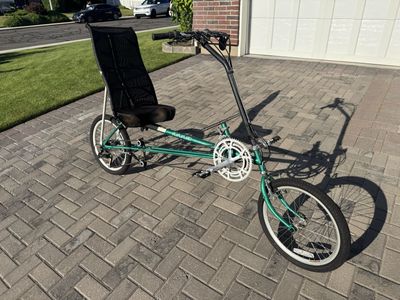 RANS Tailwind Recumbent Bicycle - Teal/Green, Comfortable Mesh Seat, Unique Cycling Experience