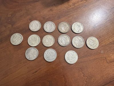 1921 Morgan silver dollars