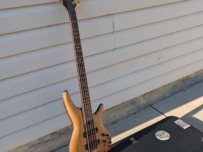 Ibanez SR1305 Premium 5-String Bass Flat Natural With Hard Case