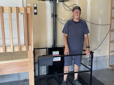 Electric Residential Platform Lift / Vertical Wheelchair Lift