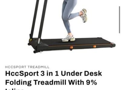 Hccsport Foldable Incline Treadmill 3.0 Hp