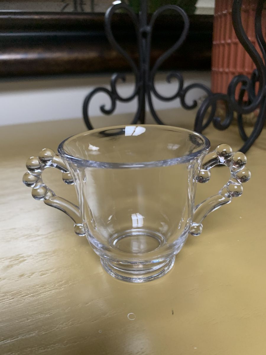 Imperial Glass “Candlewick” Sugar Bowl