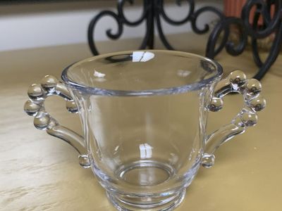 Imperial Glass “Candlewick” Sugar Bowl