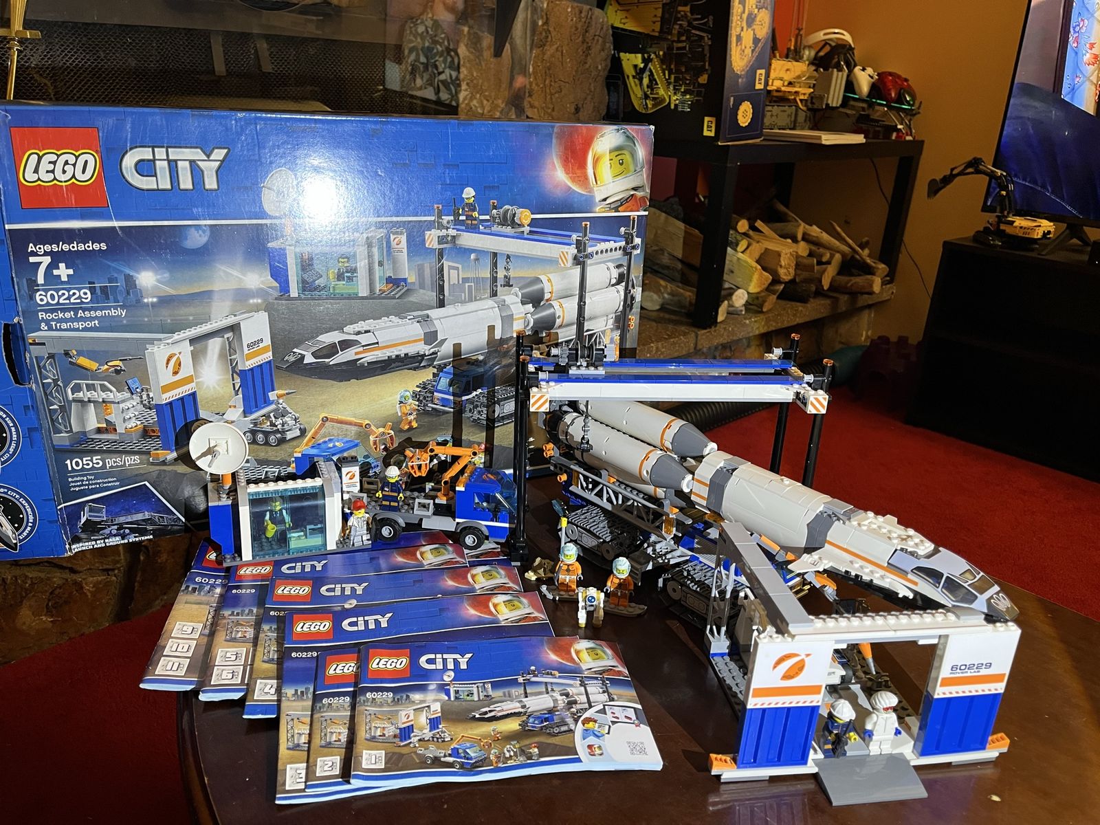 LEGO City Rocket Assembly & Transport 60229 Complete with Box & Instructions