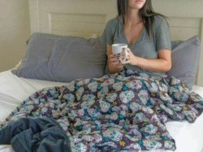 Mosaic Weighted Blanket 12 lb Twin – Anxiety/Relaxation – Like New