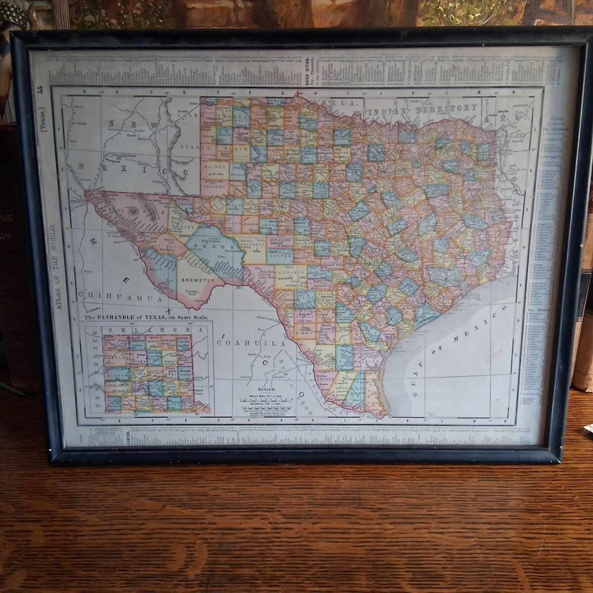 Texas and Oklahoma indian Territory