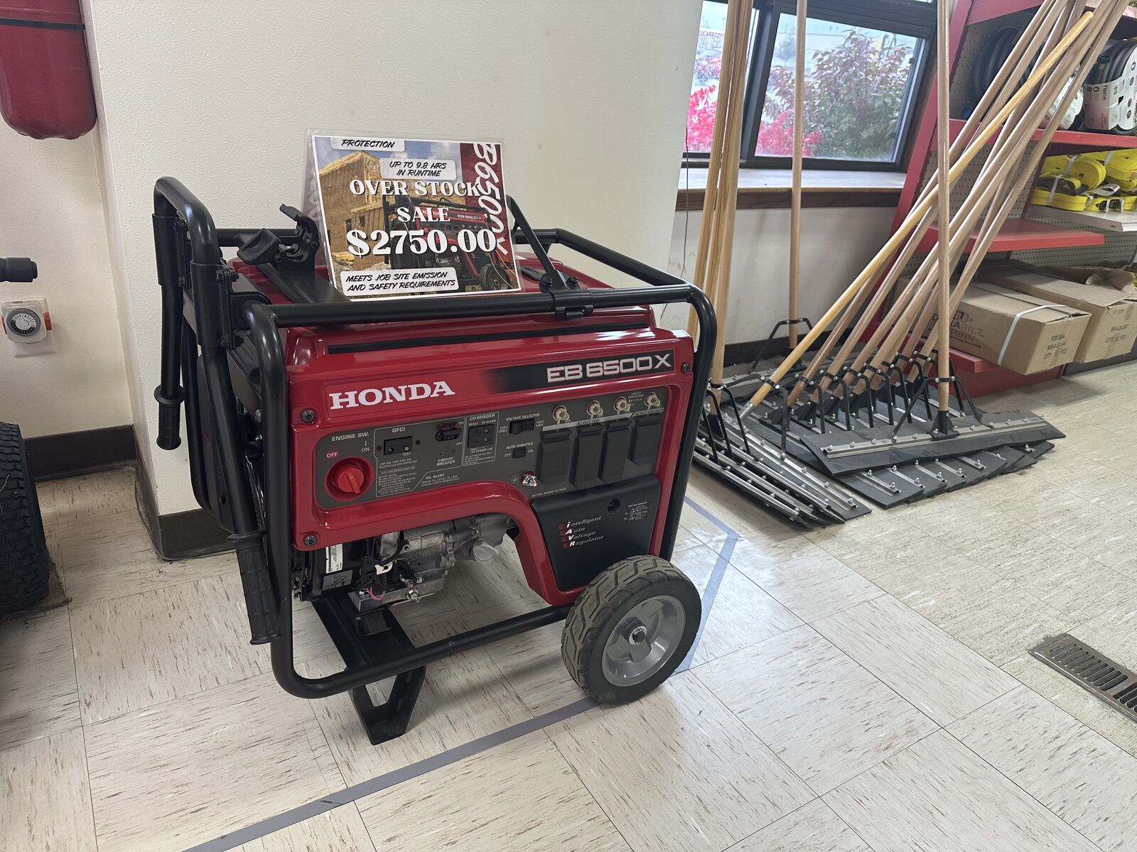HONDA GENERATOR EB6500X